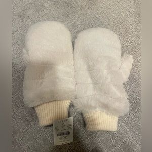 Jcrew Faux Fur Mittens